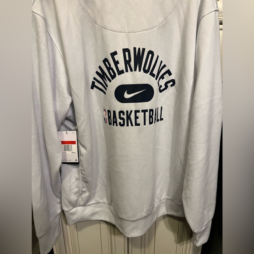 Minnesota Timberwolves Nike NBA Authentics Dri-Fit Long Sleeve Shirt Men's L